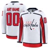 Washington Capitals tröja Customized Fanatics Premium 2024-25 Vit Borta - NHL Tröjor Herr